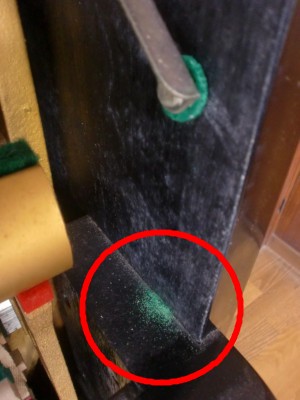 ピアノ 虫食い被害